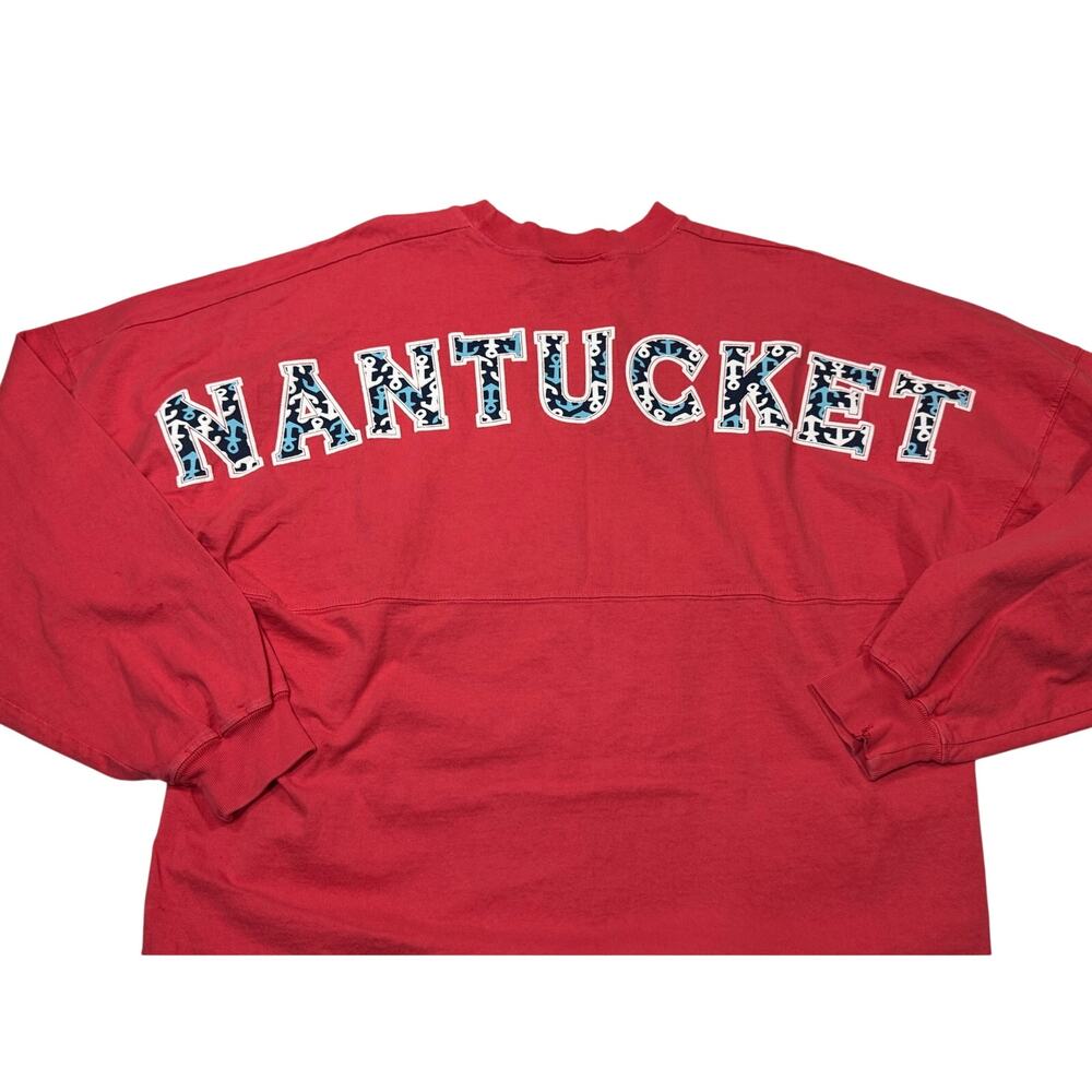 Spirit Jersey Long Sleeve Shirt Red Medium Nantucket